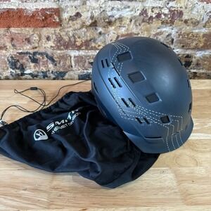 Smith Variant Brim Ski Snowboard Helmet Adult Small 51-55 Cm Black Skullcandy